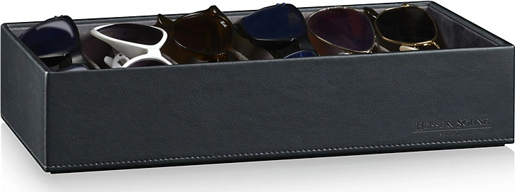 Box für 6 Sonnenbrillen - Schwarz
