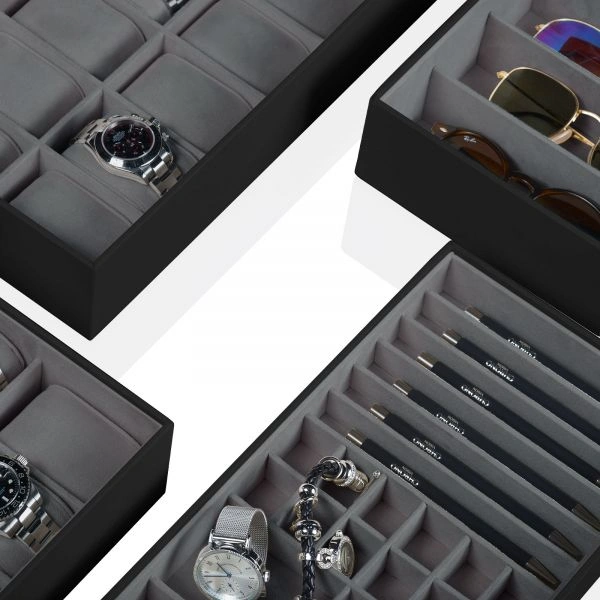 Box für 6 Sonnenbrillen - Braun — Ansicht 4